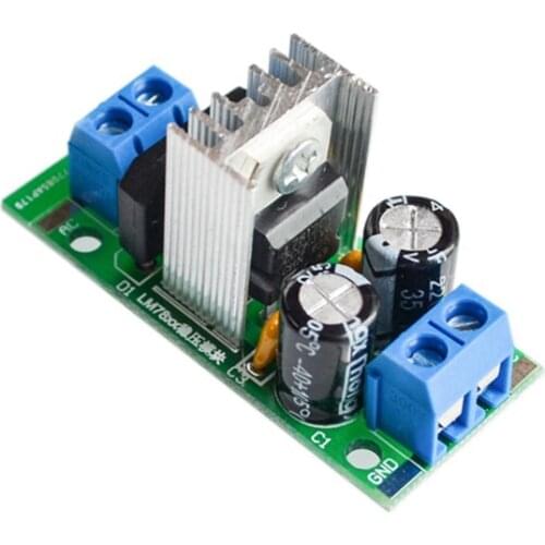 L7812 LM7812 Three-terminal Regulator Power Supply Module Rectifier Filter Power Converter 3A Rectifier Bridge 12V Stabilizer