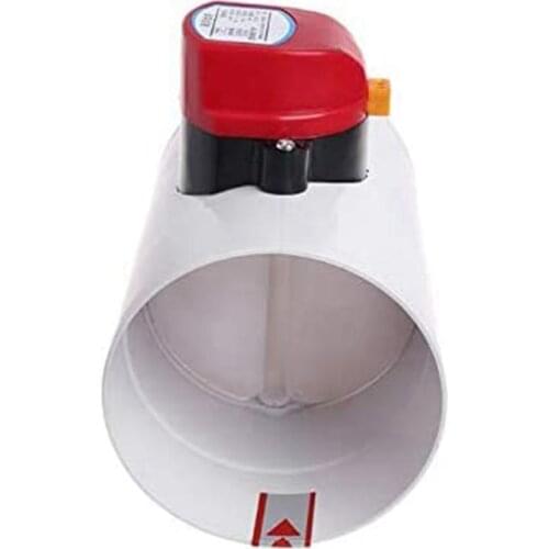 HVAC 160mm Air Damper Valve Electric Motorized Check Valve for 6 Inch Ventilation Solenoid Valve with Actuator 220V
