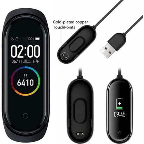 USB Chargers For Xiaomi Mi Band 4 Charger Smart Band Wristband Bracelet Charging Cable For Xiaomi MiBand 4 Charger Line