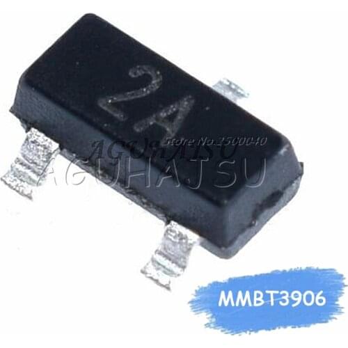 100PCS MMBT3906 2A 3906 MMBT3906LT1G 2N3906 200mA 40V SOT-23 PNP SMD Triod Transistor new and Original
