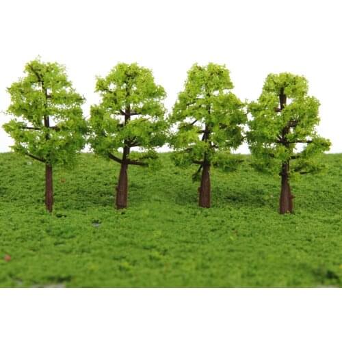 20pcs Plastic Model Tree, Forest Greenery Plants N Gauge Building Park Garden Miniature Landscape Wargame Scenery Supplies