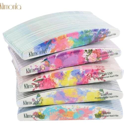25Pcs/lot Professional Nail Files Nail Art Sanding Files Buffing Curve Manicure Tools Set 80/100/180 Nail Buffer Diagnostic-Tool