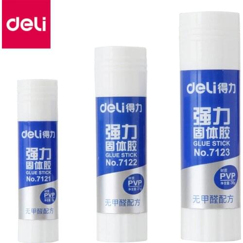 3 PCS Deli PVP Solid Glue Glue Stick, Hand Glue, Heavy Glue, Student Glue, Office Supplies Strong Paste Solid 9g 80*19mm 150g