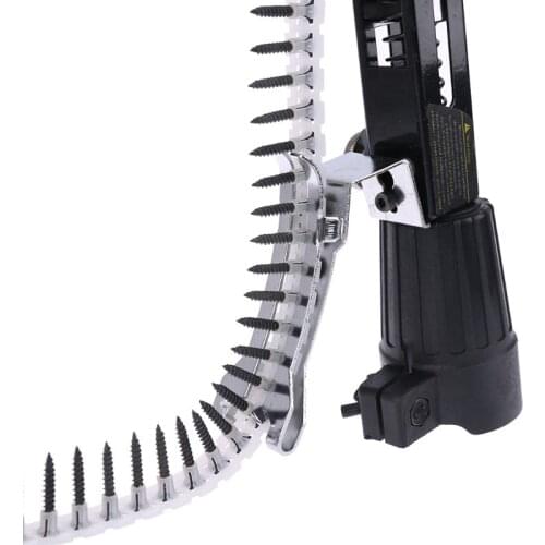 Automatic Power Drill Chain Nail Gun Adapter Screw Gun for Cordless Electric Drill Attachment Woodworking Tool