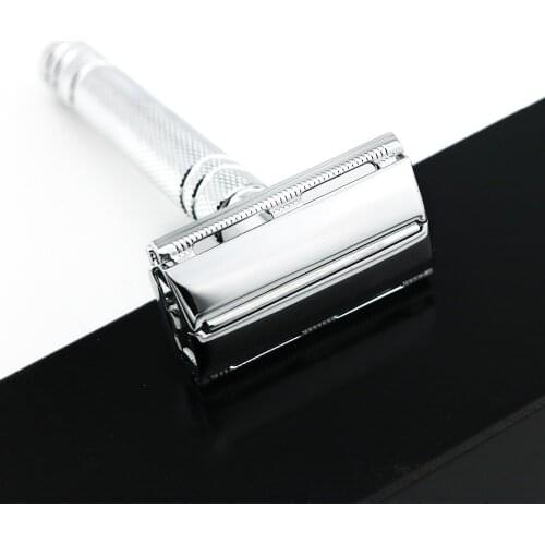 Double Edge Safety Razor Shaving Razor Manual Razor Classic Style Brass Long Anti Slip handle 9306-L WEISHI 80PCS/LOT NEW