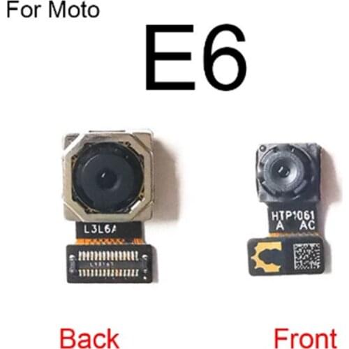 Big Back Rear Main Camera For Motorola Moto E6 Play E6 Plus E6s Small Front Facing Flex Cable
