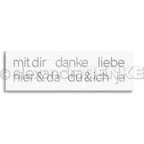 CH 2021 New Arrival mit dir Metal Cutting Dies For Scrapbooking DIY Cards Stencil Paper Craft Handmade Albu