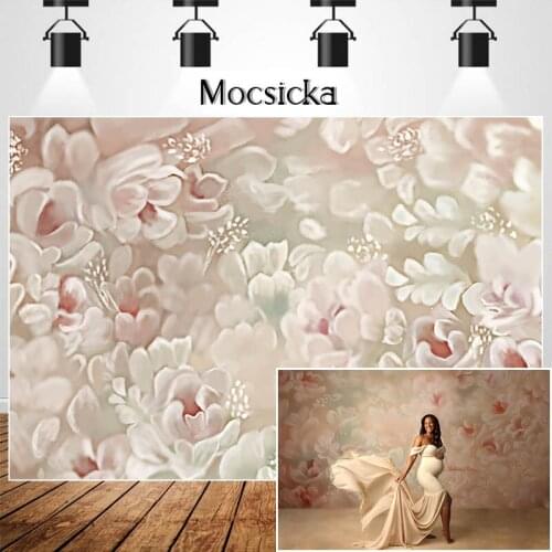 Mocsicka Retro Fantasy Floral Photography Background Newborn Baby Maternity Art Photography Backgdrops for Photo Studio