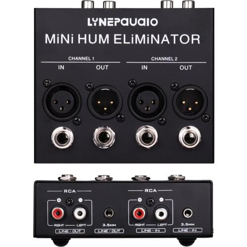 Compact Hum Eliminator Box 4 Channel Passive Buzz Destroyer Noise Canceller