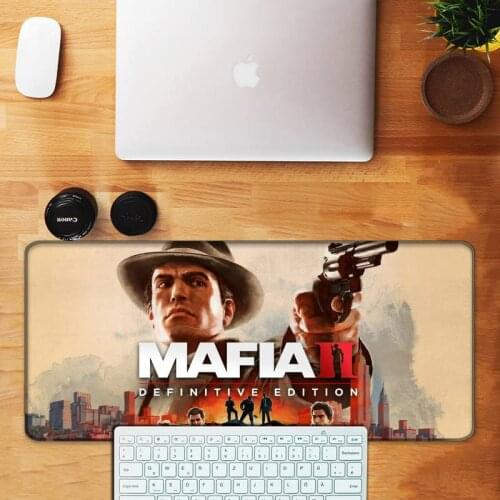 Mafia Definitive Edition Mouse Pads Pc Gamer Accessories Anime Mause Pad 90x40 Mausepad Keyboards Computer Peripherals Play Mats