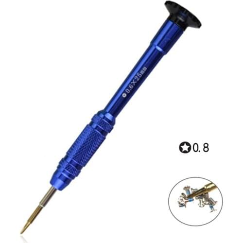 1PC Magnetic 0.8 Pentalobe Screwdriver for iPhone X 8 6 6s 7 Plus 5s 5c 5 SE Dock Connector Bottom Star Screws Open Tool