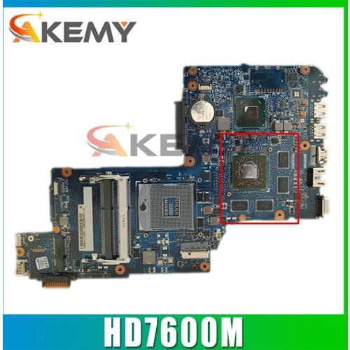 AKEMY Laptop Motherboard For Toshiba Satellite L870 C870 HM76 DDR3 HD7600M Mainboard Works