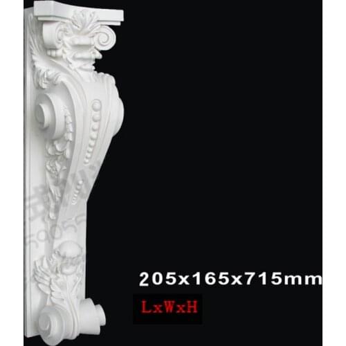 PU polyurethane corbel fireplace part decoration entrance decor corridor portal corbels decorating components