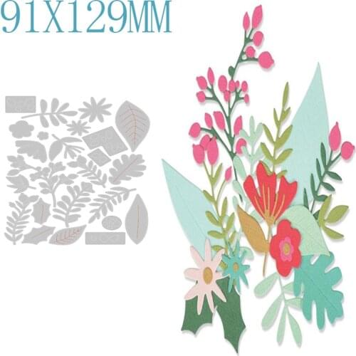 Christmas Leaves Metal Cutting Dies DIY Scrapbooking Photo Album Paper Card Decoration Craft Embossing Template New Arrival
