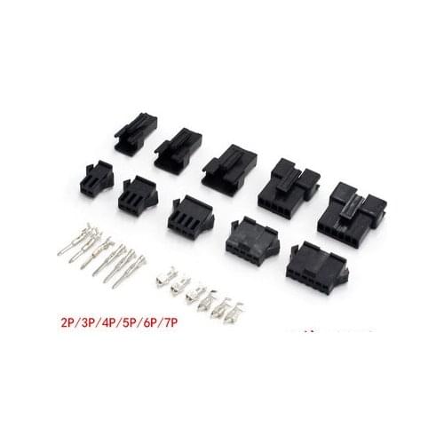 JST SM2.54 2/3/4/5/6/7/8/9/10/11/12 Pin Pitch 2.54mm SM Female and Male wire connector housing SM-2P SM-2R