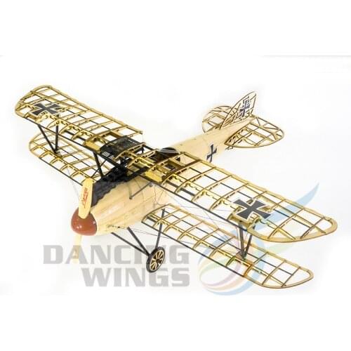 Static Aircraft Model Albatross 500mm Wingspan Laser Cut Basla Wood Airplane Aeromodelism For Decorating Collecting