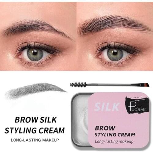 Lasting 3D Feather Brows Makeup Cream Styling Brows Soap Eyebrow Setting Gel Waterproof Eyebrow Cosmetics