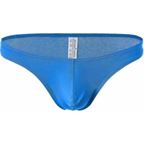 Mens Thongs and G Strings Low Rise Briefs Jockstrap Pouch Cuecas Man Cotton Solid Breathable Panties Thong Gay Slip Homme String