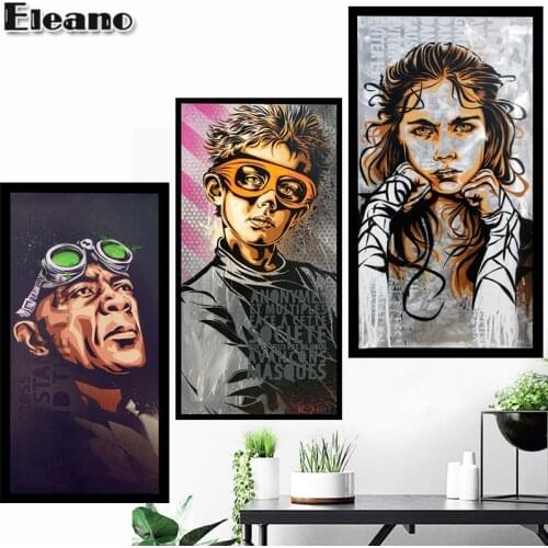 Vintage Decoration Vintage Poster Anime Canvas Printings American Style Modern Abstract Art Print Bedroom Decor Wall Paintings