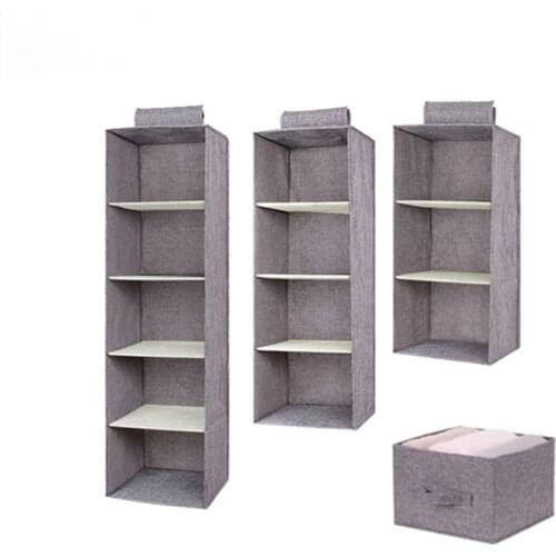 Household Clothes Hanging Drawer Box Storage Wall Wardrobe Closet Organizer Shelves Organizadores clothes organizer