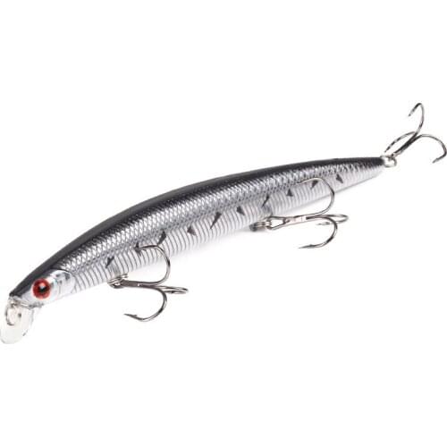 1pcs 18.5cm/23g Minnow Fishing Lure Bass Mino Bait Jerkbait Trolling Saltwater Lures 3D Fish Swimbait Artificial Spinning Tackle