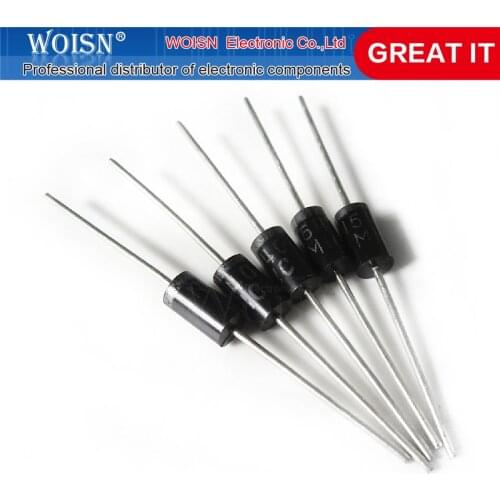 10pcs/lot Rectifier Diode 1N5408 1N5404 1N5401 1N5822 1N5818 UF5408 UF5402 6A10 10A10 DO-27 In Stock