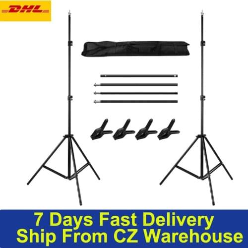 2M*3M Backdrop Support Stand Adjustable Photography Studio Background Frame Support System Kit for Green Screen Children/Wedding