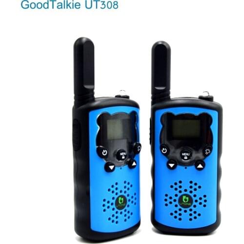 2PCS GoodTalkie UT308 Walkie talkie 400-470Mhz for Children kids Walkie talkie for play/ travel Communication distance 3.5km