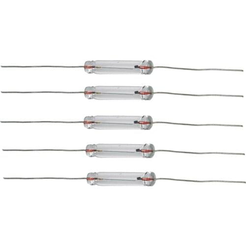 20xMeter Lamp Bulb 8V 100 mA Axial Style With Leads Fits VU Meters and Reel to Reel Amplifier Receiver Lamps