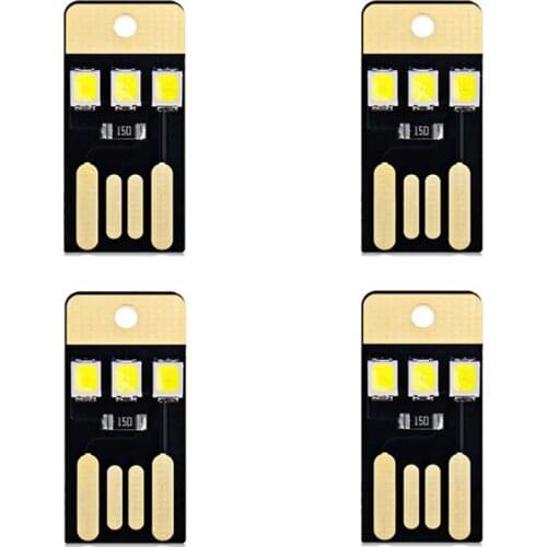 4pcs/ pack) mini USB Lamp 5V White Light USB LED Bulb Torchlight USB Light Laptop Powerbank USB Port LED Lamp Night Light
