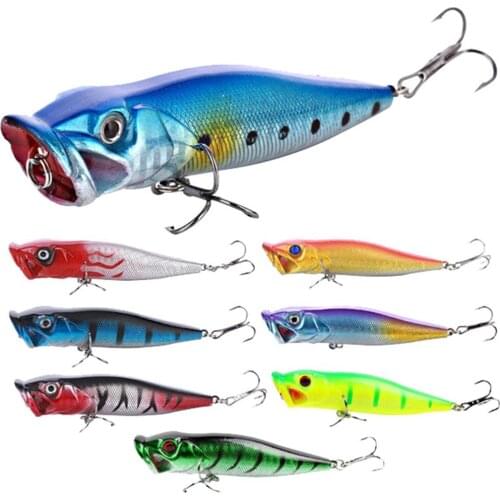 8Pcs Artificial Fish 3D Eyes Fishing Lure Bait Sharp Treble Hooks Tackle Tool Wobbler Artificial Hard Bait Fishing Lures Tackle