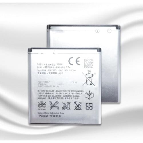 1500mAh BA700 Battery for Sony Ericsson XPERIA RAY ST18i MT11i MT15i MK16i, Xperia Neo MT15i Pro MK16i Cell Phone Battery