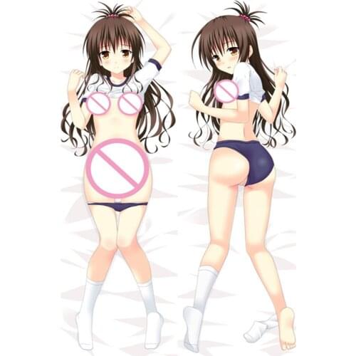 Coscase 2020-July Update Anime To Love Rul Dakimakura Pillow Cover Case LALA Yuuki Mikan Eve Kotegawa Yui Huging Body Pillowcase