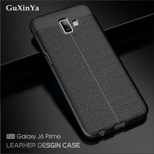 GuXinYa For Cases Samsung Galaxy J6 Prime Cover Luxury Leather ShockProof TPU Protective Case sFor Samsung J6 Plus Fundas J610