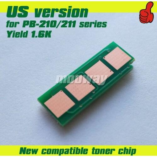 Toner chip for Pantum P2502 P2500W P2505 P2200 M6200 M6500 M6505 M6550 M6600 PB-211E PB-210E PB-210 PB-211 US toner chip