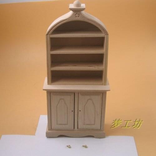 G07-X017 children baby gift Toy 1:12 Dollhouse mini Furniture Miniature rement Doll accessories wooden cabinet D255 1pcs