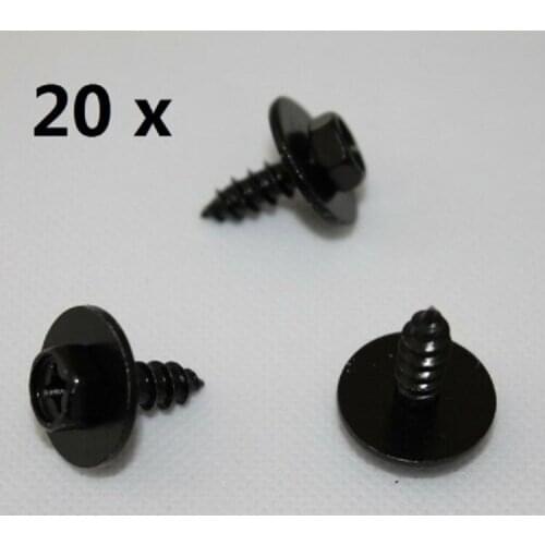 For BMW E46 E60 E90 etc Hex Head Metal Screw Set Of GENUINE 07147129160 OE