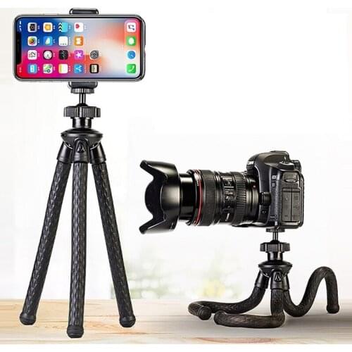 Flexible Sponge Octopus Tripod Bendable Mobile Phone Smartphone Camera Tripod Handheld SLR Mini Stand Stabilizer Portable