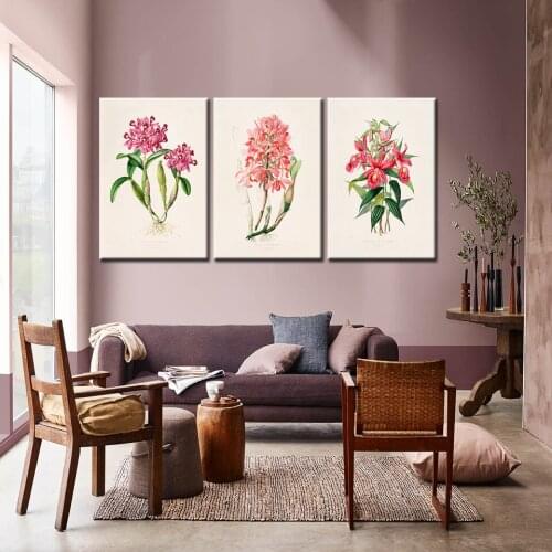 Canvas Painting Nordic modern artwork flowers Wall Art Painting Modular Wallpapers Poster Print for living room Home Decor