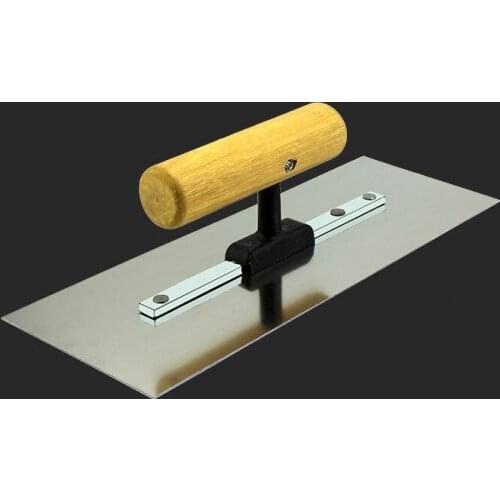 Hot sales 240x90/98mm Stainless steel wooden handle trowel Concrete Finishing Trowel