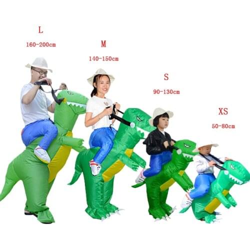 Halloween Adult Kids Fancy Dress Dinosaur Inflatable Costume Party Carnaval Amazing Fantasy Men Women Cosplay Birthday Gift