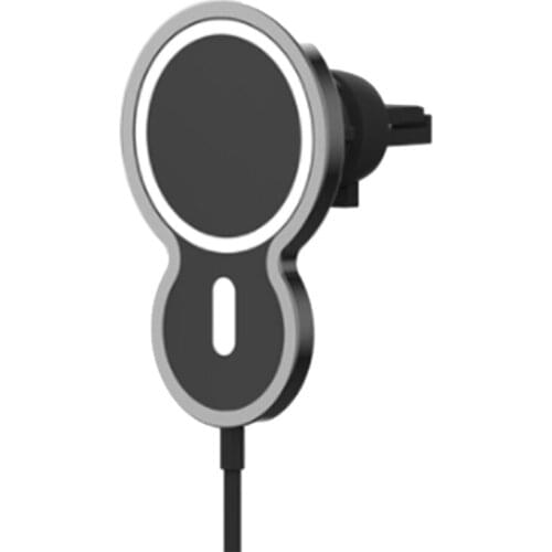 NEW-Smart Wireless Car Charger High Power Improve 200% Charge Speed Auto Attract By Magnet Fast Charging for Phone