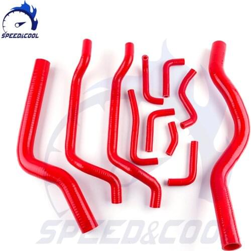 Silicone Radiator Coolant Pipe Tube Hose Kit For MITSUBISHI ECLIPSE DSM 4G63T 1G 1990 1991 1992 1993 1994