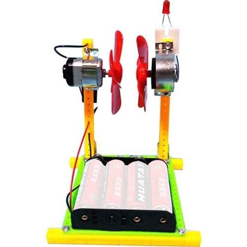 Making Wind Turbine Generator Model DIY Kits Science Experiment Material kit Children DIY Hand-made Science Toys