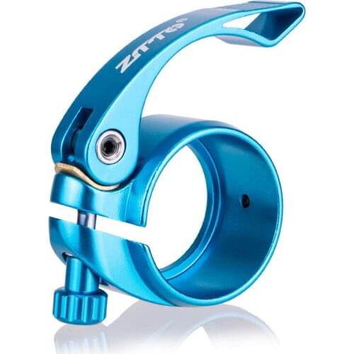 Bike Seats Post Clip Folding Bicycle Seatpost Clamp Aluminum Alloy Seats Post Bike Seats Tube Clamp Folding Bicycle Accessories