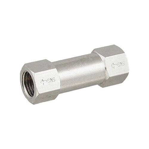 Silver Tone Metal Water One Way Check Valve Replacement