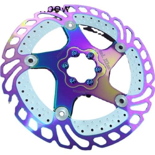 1pcs 140mm/160mm/180mm/203mm DH MTB Mountain Bike Cooling Brake Rotors 180mm Down Hill Floating Bicycle Brake Six Nail Disc