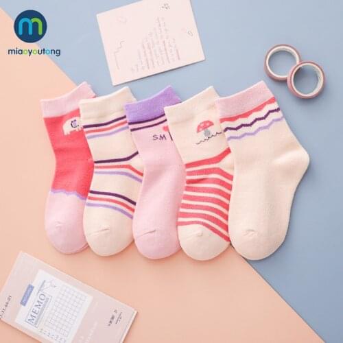 10 Pcs/lot Quality Unicorn Cotton Warm Baby Girl Newborn Childrens socks For Kids Baby Stuff Bebe Girl Birthstone Miaoyoutong