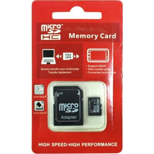 32GB black Micro SD Card High Quality 4GB 8GB Class 6 16GB TF Card 32GB Class 10 64gb microsd Memory Card with adapter