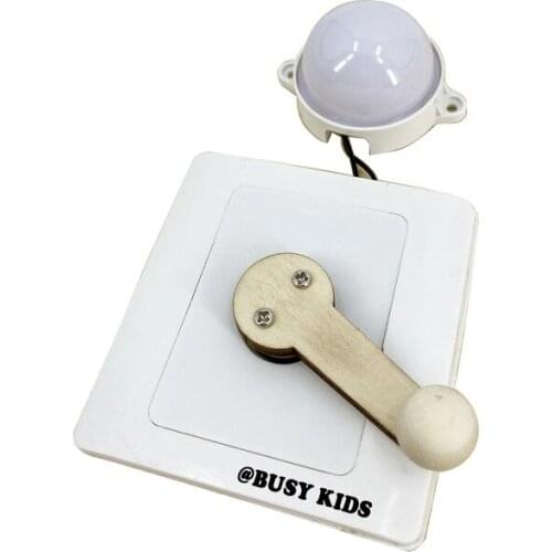 Busyboard Children Busy Board Diy Accessories Material Plug Socket Electrical Switch Toy Montessori Materials Practical Life